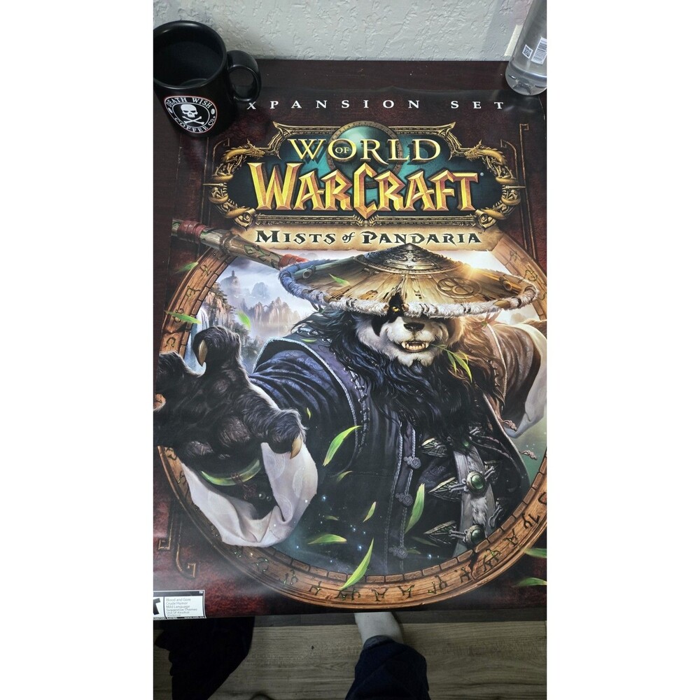 World of Warcraft Mists Of The Pandaria Game Promo Double Sided Poster 19" X 27"